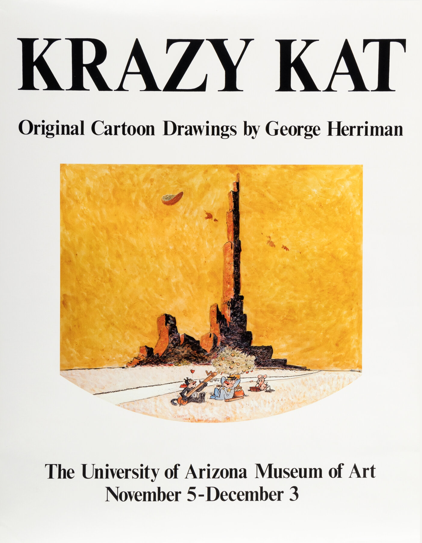 Krazy Kat exhibition posters (University of Arizona Museum of Art)
