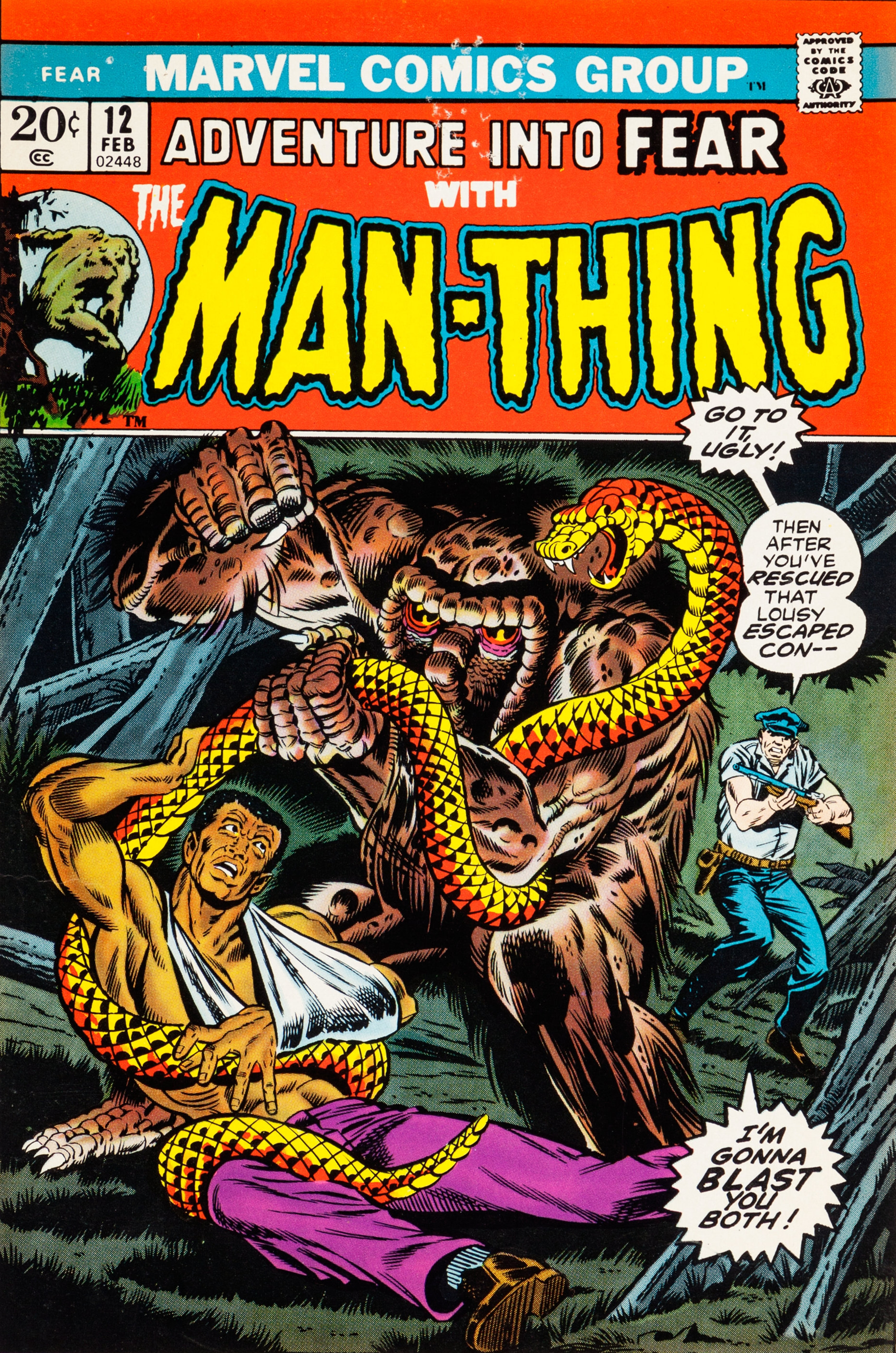 Fear #12 Man-Thing, Marvel