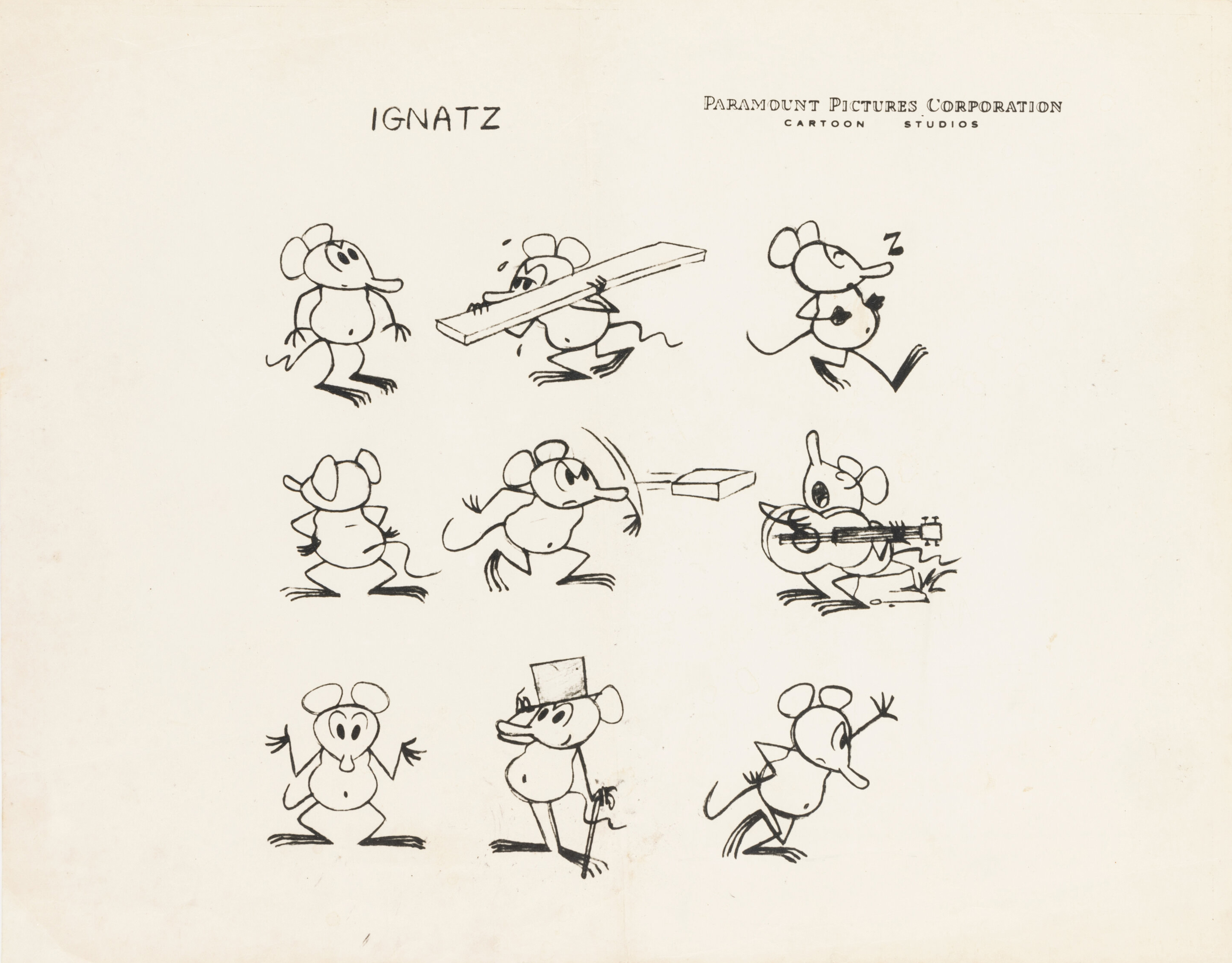 Krazy Kat & Ignatz Mouse, Zip! Pow!