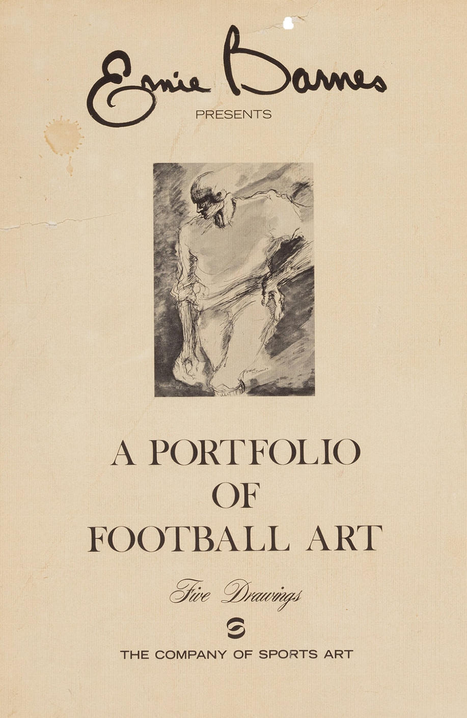 A Portfolio of Football Art (set of five lithographs)